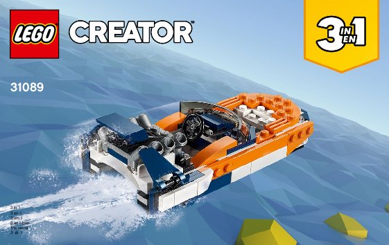 Istruzioni per la Costruzione - LEGO - 31089 - Sunset Track Racer: Page 1