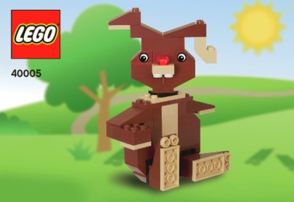 Istruzioni per la Costruzione - LEGO - 40005 - LEGO Easter Bunny: Page 1