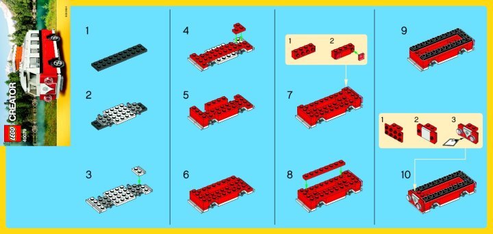 Istruzioni per la Costruzione - LEGO - 40079 - Mini VW Campervan: Page 1