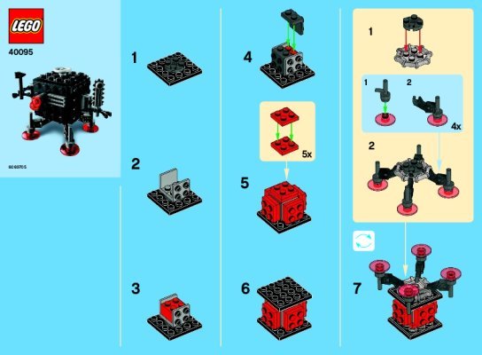 Istruzioni per la Costruzione - LEGO - 40095 - Monthly Minibuild February: Page 1