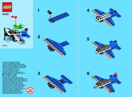 Istruzioni per la Costruzione - LEGO - 40102 - Monthly Minibuild September: Page 1