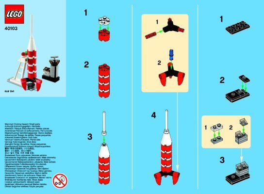 Istruzioni per la Costruzione - LEGO - 40103 - Monthly Minibuild November: Page 1