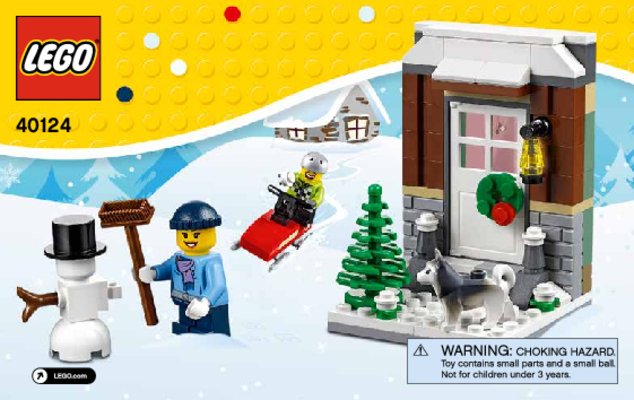 Istruzioni per la Costruzione - LEGO - 40124 - Divertimento invernale: Page 1