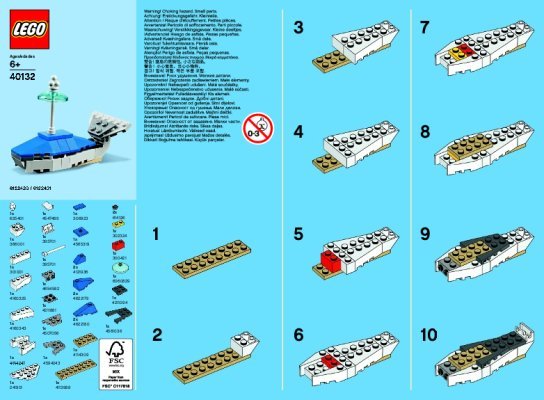 Istruzioni per la Costruzione - LEGO - 40132 - MMB July 2015 Whale: Page 1