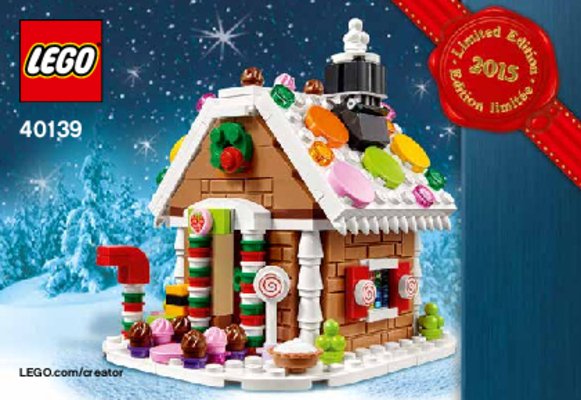 Istruzioni per la Costruzione - LEGO - 40139 - Gingerbread House: Page 1