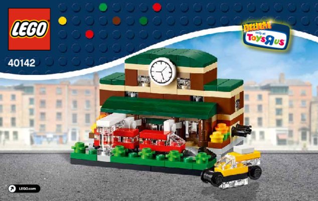 Istruzioni per la Costruzione - LEGO - 40142 - Bricktober Train Station: Page 1