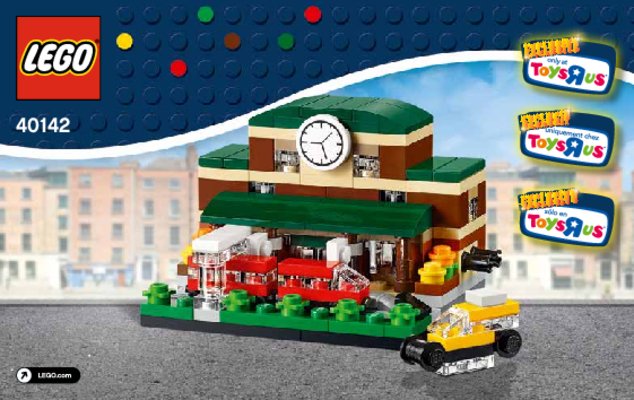 Istruzioni per la Costruzione - LEGO - 40142 - Bricktober Train Station: Page 1