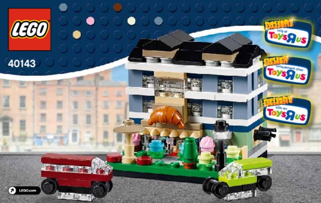 Istruzioni per la Costruzione - LEGO - 40143 - Bricktober Bakery: Page 1