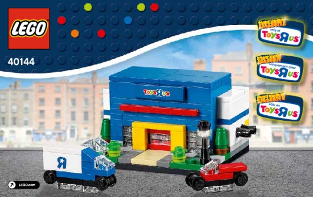 Istruzioni per la Costruzione - LEGO - 40144 - Bricktober Toys”R”Us Store: Page 1