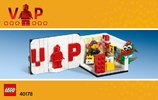 Istruzioni per la Costruzione - LEGO - 40178 - D2C VIP Set: Page 1