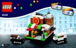 Istruzioni per la Costruzione - LEGO - 40181 - Bricktober Pizza Place: Page 1