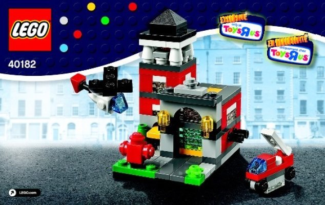 40182 - Bricktober Fire Station