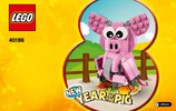 Istruzioni per la Costruzione - LEGO - 40186 - Year of the Pig: Page 1