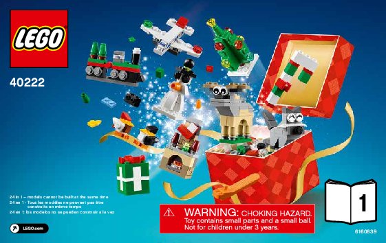 Istruzioni per la Costruzione - LEGO - 40222 - Grande costruzione di Natale LEGO®: Page 1