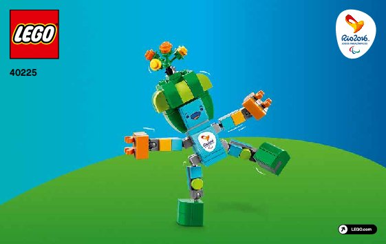 Istruzioni per la Costruzione - LEGO - 40225 - Rio 2016 Mascots: Page 1