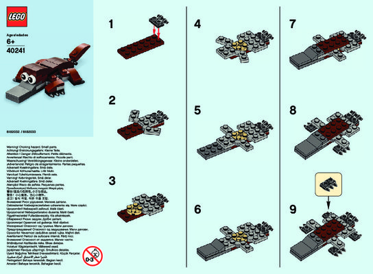 Istruzioni per la Costruzione - LEGO - 40241 - MMB Mar 2017 Platypus: Page 1