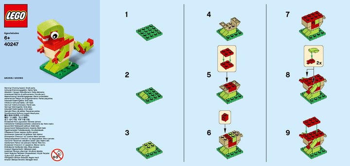 Istruzioni per la Costruzione - LEGO - 40247 - MMB Sep 2017 Dino: Page 1