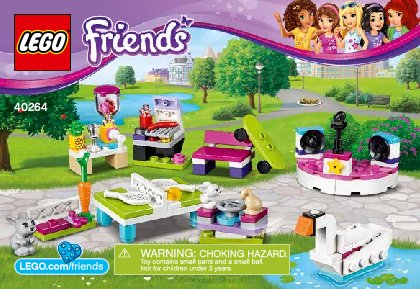 Istruzioni per la Costruzione - LEGO - Friends - 40264 - Set accessori LEGO® Friends Costruisci la tua Heartlake City: Page 1