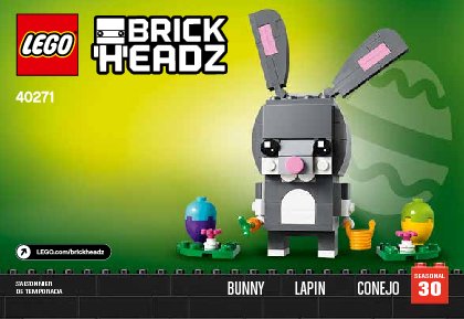 Istruzioni per la Costruzione - LEGO - 40271 - Easter Bunny: Page 1