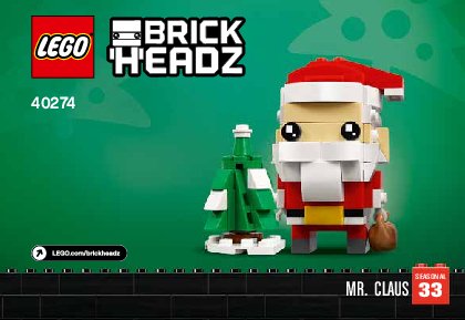 Istruzioni per la Costruzione - LEGO - 40274 - Mr. & Mrs. Claus: Page 1