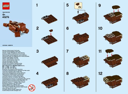 Istruzioni per la Costruzione - LEGO - 40276 - MMB Jan 2018 Walrus: Page 1