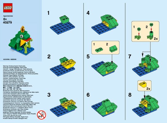 Istruzioni per la Costruzione - LEGO - 40279 - MMB Apr 2018 Frog: Page 1