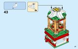 Istruzioni per la Costruzione - LEGO - 40293 - Christmas Carousel: Page 37