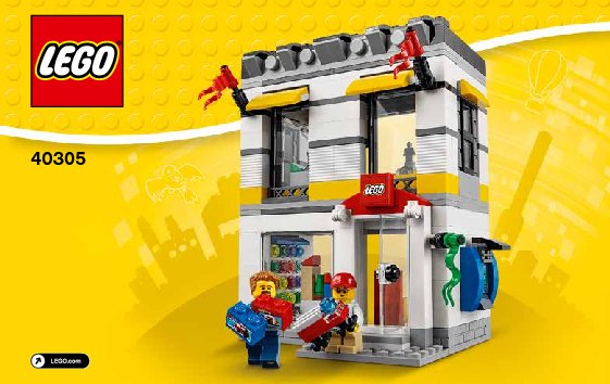 Istruzioni per la Costruzione - LEGO - 40305 - Microscale LEGO® Brand Store: Page 1