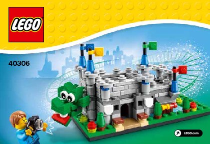 Istruzioni per la Costruzione - LEGO - 40306 - Micro LEGOLAND® Castle: Page 1