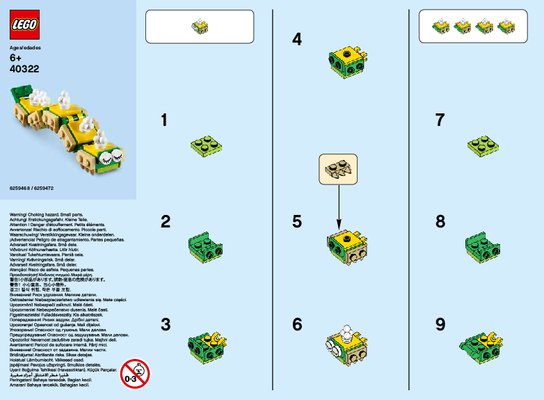 Istruzioni per la Costruzione - LEGO - 40322 - MMB Feb 2019 Caterpillar: Page 1