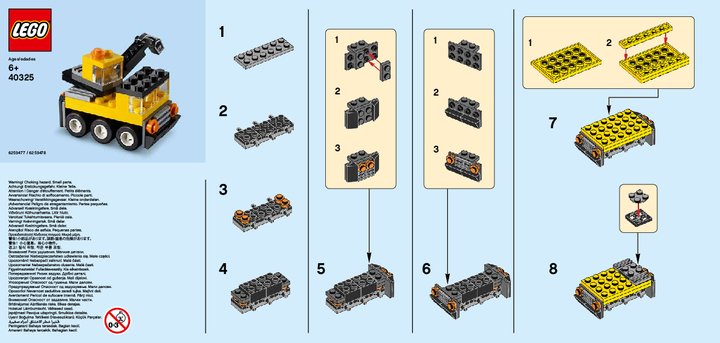 Istruzioni per la Costruzione - LEGO - 40325 - MMB May 2019 Crane: Page 1