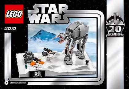 Istruzioni per la Costruzione - LEGO - 40333 - Battle of Hoth™ – 20th Anniversary Editi: Page 1