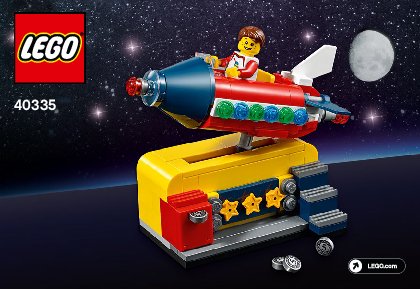 Istruzioni per la Costruzione - LEGO - 40335 - Space Rocket Ride: Page 1