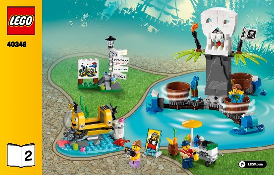 Istruzioni per la Costruzione - LEGO - 40346 - LEGOLAND® Park: Page 1