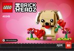 Istruzioni per la Costruzione - LEGO - 40349 - Valentine's Puppy: Page 1