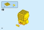 Istruzioni per la Costruzione - LEGO - 40350 - Easter Chick: Page 20