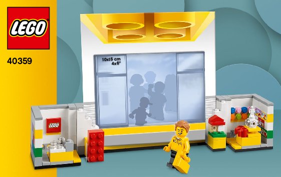 Istruzioni per la Costruzione - LEGO - 40359 - LEGO® Store Picture Frame: Page 1