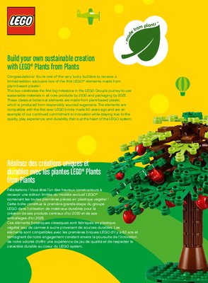 Istruzioni per la Costruzione - LEGO - 40435 - Plants from Plants: Page 1