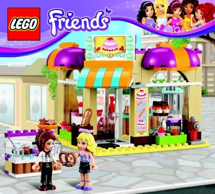 Istruzioni per la Costruzione - LEGO - Friends - 41006 - La pasticceria: Page 1