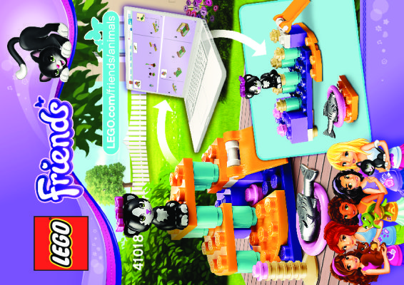 Istruzioni per la Costruzione - LEGO - 41018 - Cat's Playground: Page 1