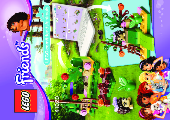 Istruzioni per la Costruzione - LEGO - 41020 - Hedgehog's Hideaway: Page 1