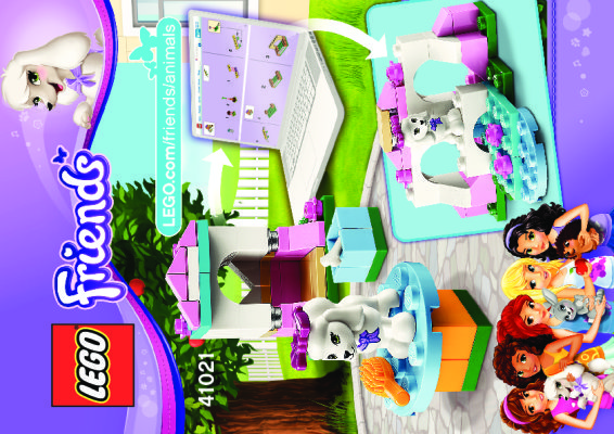 Istruzioni per la Costruzione - LEGO - 41021 - Poodle's Little Palace: Page 1