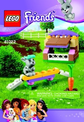 Istruzioni per la Costruzione - LEGO - 41022 - Bunny's Hutch: Page 1