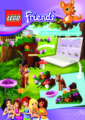 Istruzioni per la Costruzione - LEGO - 41023 - Fawn’s Forest: Page 1