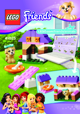 Istruzioni per la Costruzione - LEGO - 41025 - Puppy’s Playhouse: Page 1