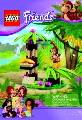 Istruzioni per la Costruzione - LEGO - Friends - 41045 - L'albero di banane dell'Orangotango: Page 1