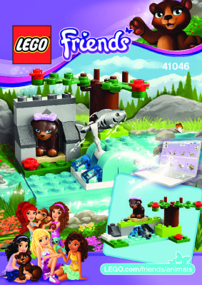 Istruzioni per la Costruzione - LEGO - Friends - 41046 - Il fiume dell'Orso bruno: Page 1