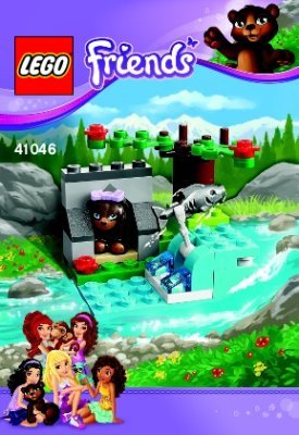 Istruzioni per la Costruzione - LEGO - Friends - 41046 - Il fiume dell'Orso bruno: Page 1