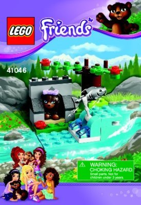 Istruzioni per la Costruzione - LEGO - Friends - 41046 - Il fiume dell'Orso bruno: Page 1