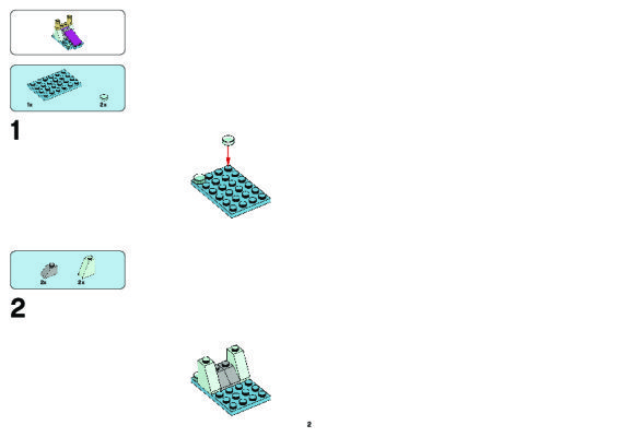 Istruzioni per la Costruzione - LEGO - Friends - 41047 - La roccia della foca: Page 1